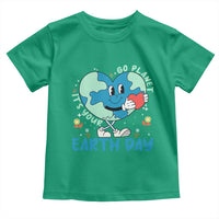 Go Planet It's Your Earth Day Toddler T Shirt Cute Nature Lover Heart Earth