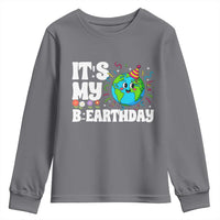 Earth Day Birthday Youth Sweatshirt April 22 Nature Lover Eco Birthday Party Gift