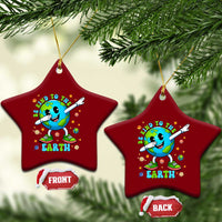 Be Kind To The Earth Ceramic Ornament Cute Environmental Awareness Earth Day