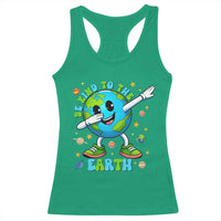 Be Kind To The Earth Racerback Tank Top Cute Environmental Awareness Earth Day