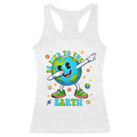 Be Kind To The Earth Racerback Tank Top Cute Environmental Awareness Earth Day