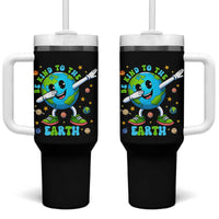 Be Kind To The Earth Tumbler With Handle Cute Environmental Awareness Earth Day