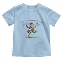 250th Anniversary USA Toddler T Shirt Funny Patriotic Frog USA Independence Day