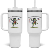 250th Anniversary USA Tumbler With Handle Funny Patriotic Frog USA Independence Day