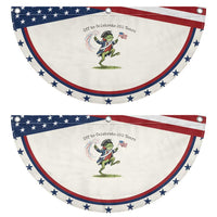 250th Anniversary USA Patriotic Fan Flag Funny Frog USA Independence Day