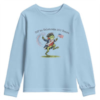 250th Anniversary USA Youth Sweatshirt Funny Patriotic Frog USA Independence Day