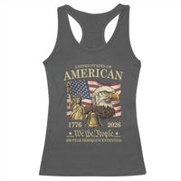 USA 250th Anniversary Racerback Tank Top America 1776-2026 Patriotic Eagle Liberty Bell