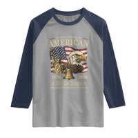 USA 250th Anniversary Raglan Shirt America 1776-2026 Patriotic Eagle Liberty Bell