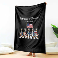 250 Years Of Freedom Throw Blanket Silly Goose Patriotic 4th of July