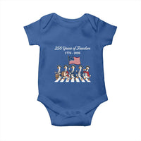 250 Years Of Freedom Baby Onesie Silly Goose Patriotic 4th of July