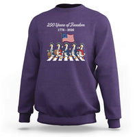 250 Years Of Freedom Sweatshirt Silly Goose Patriotic 4th of July