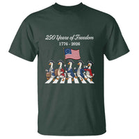 250 Years Of Freedom T Shirt Silly Goose Patriotic 4th of July