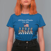 250 Years Of Freedom T Shirt For Women Silly Goose Patriotic 4th of July