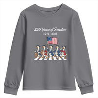 250 Years Of Freedom Youth Sweatshirt Silly Goose Patriotic 4th of July