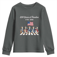 250 Years Of Freedom Youth Sweatshirt Silly Goose Patriotic 4th of July