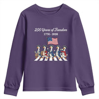 250 Years Of Freedom Youth Sweatshirt Silly Goose Patriotic 4th of July