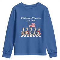 250 Years Of Freedom Youth Sweatshirt Silly Goose Patriotic 4th of July