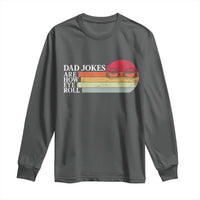 Dad Jokes are How Eye Roll Long Sleeve Shirt Funny Father's Day Gift