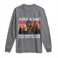 Just a Dad Who Always Came Back with The Milk Long Sleeve Shirt Funny Father's Day Gift
