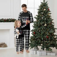 Just A Proud Dad that Didn't Raise Liberals Plaid Pajama Set Funny Dad Man Saying