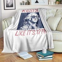 Resist Like its 1776 Throw Blanket America 4th of July 250 Years Freedom