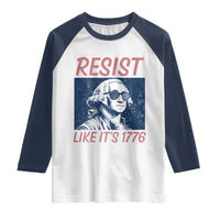 Resist Like its 1776 Raglan Shirt America 4th of July 250 Years Freedom