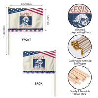 Resist Like its 1776 Patriotic Handheld Flag America 4th of July 250 Years Freedom