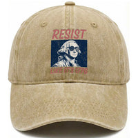 Resist Like its 1776 Washed Cotton Baseball Cap America 4th of July 250 Years Freedom