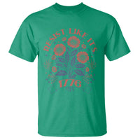 Resist Like its 1776 T Shirt Vintage Boho Floral Subtle 250th Anniversary