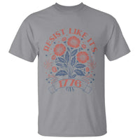 Resist Like its 1776 T Shirt Vintage Boho Floral Subtle 250th Anniversary