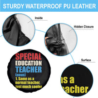 Special Education Teacher Definition Spare Tire Cover Funny Back to School
