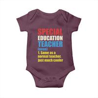 Special Education Teacher Definition Baby Onesie Funny Back to School