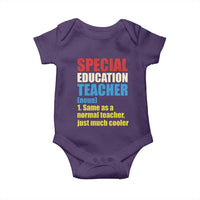 Special Education Teacher Definition Baby Onesie Funny Back to School