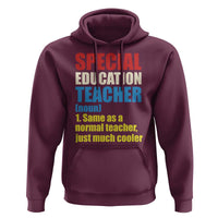 Special Education Teacher Definition Hoodie Funny Back to School