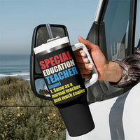 Special Education Teacher Definition Tumbler With Handle Funny Back to School