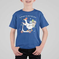 Special Education SPED Teacher Goose Scooter T Shirt For Kid Support Is On The Way