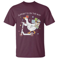 Special Education SPED Teacher Goose Scooter T Shirt Support Is On The Way