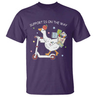 Special Education SPED Teacher Goose Scooter T Shirt Support Is On The Way