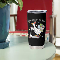 Special Education SPED Teacher Goose Scooter Tumbler Cup Support Is On The Way