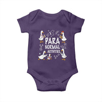 Silly Goose Para Normal Activities Baby Onesie Funny SPED Teachers Aide Para Normal Activities