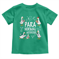 Silly Goose Para Normal Activities Toddler T Shirt Funny SPED Teachers Aide Para Normal Activities