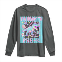 Funny Dinosaur First Day of School Pre-k Kindergarten Long Sleeve Shirt I'm Ready To Pre K