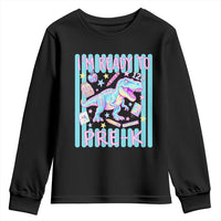 Funny Dinosaur First Day of School Pre-k Kindergarten Youth Sweatshirt I'm Ready To Pre K