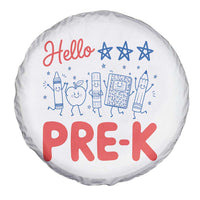 First Day of Pre-K Boys Girls Toddler Preschool Patriotic US Spare Tire Cover