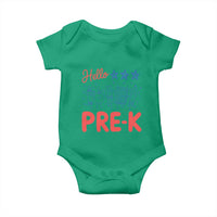First Day of Pre-K Boys Girls Toddler Preschool Patriotic US Baby Onesie