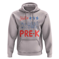 First Day of Pre-K Boys Girls Toddler Preschool Patriotic US Hoodie