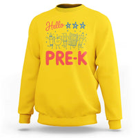 First Day of Pre-K Boys Girls Toddler Preschool Patriotic US Sweatshirt