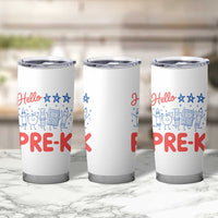First Day of Pre-K Boys Girls Toddler Preschool Patriotic US Tumbler Cup