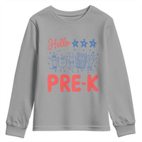 First Day of Pre-K Boys Girls Toddler Preschool Patriotic US Youth Sweatshirt