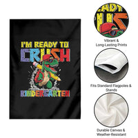 I'm Ready to Crush Pre-K Back to School T-Rex Dinosaur Garden Flag